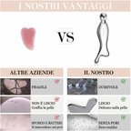 Gua Sha Viso in Acciaio Inox Placcato Platino RISSING