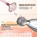 Gua Sha Viso in Acciaio Inox Placcato Platino RISSING