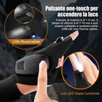 Guanti da Lavoro e Precisione con Luci LED Ricaricabili USB