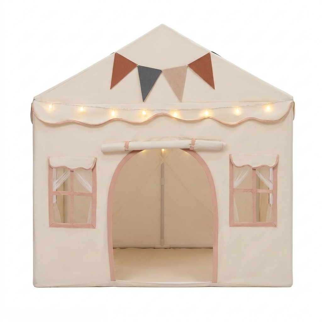 Casetta Magica Per Bambini 2in1 | Tappetino e Luci Incluse