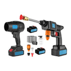 Kit 2 in 1 Idropulitrice Cordless + Soffiatore Doppia Batteria 48V con Accessori