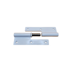 Coppia Cerniere Pesanti Porte Ottone Bianca 120x70 mm Destra D (2 Pz)