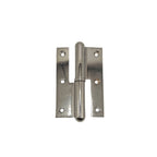 Cerniera a Pomella Sfilabile BAL 100x65 mm Sinistra Cromata