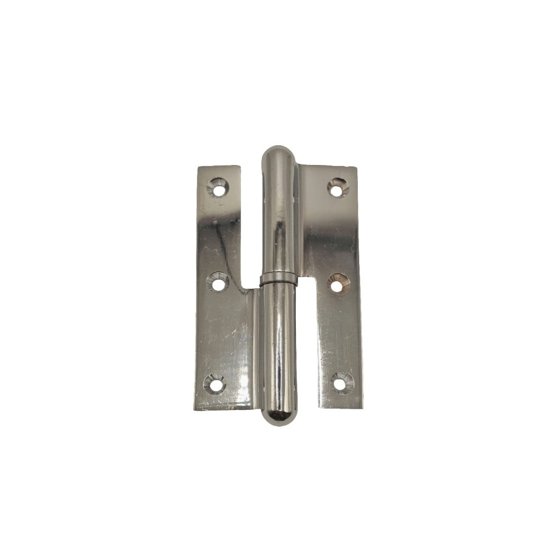 Cerniera a Pomella Sfilabile BAL 100x65 mm Sinistra Cromata