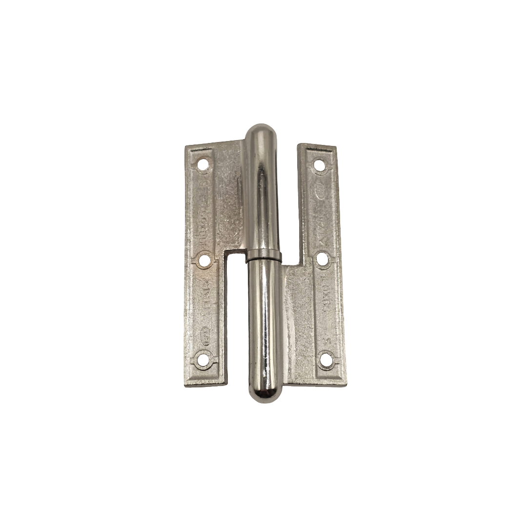 Cerniera a Pomella Sfilabile BAL 100x65 mm Sinistra Cromata