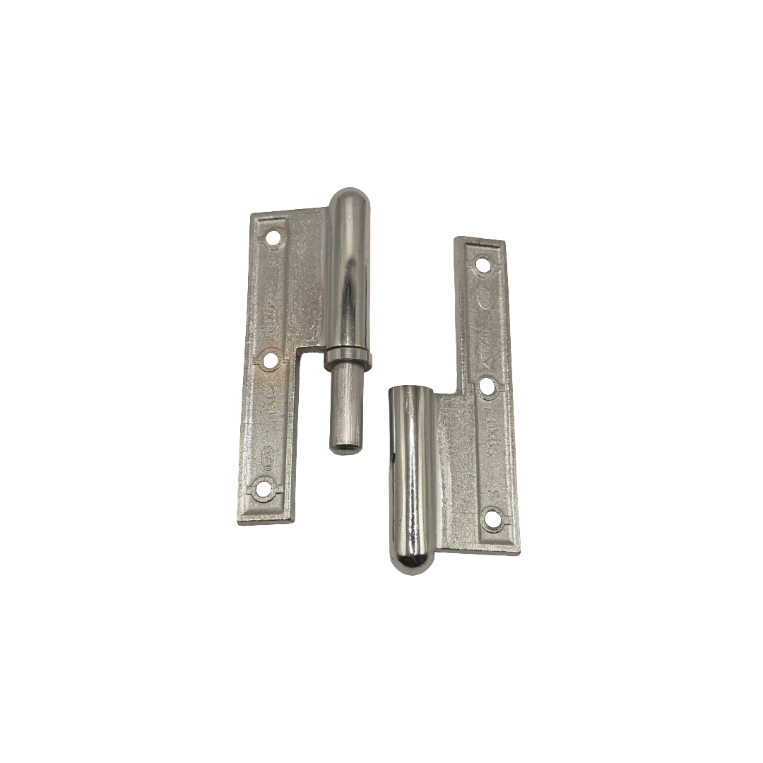 Cerniera a Pomella Sfilabile BAL 100x65 mm Sinistra Cromata