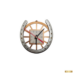 Orologio da Parete Portafortuna a Forma di Ferro di Cavallo – Movimento al Quarzo