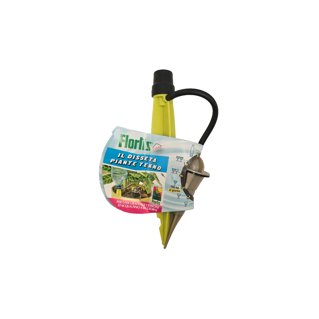 Set 2x Disseta Piante Tekno Flortis – Irrigazione Regolabile per Vasi
