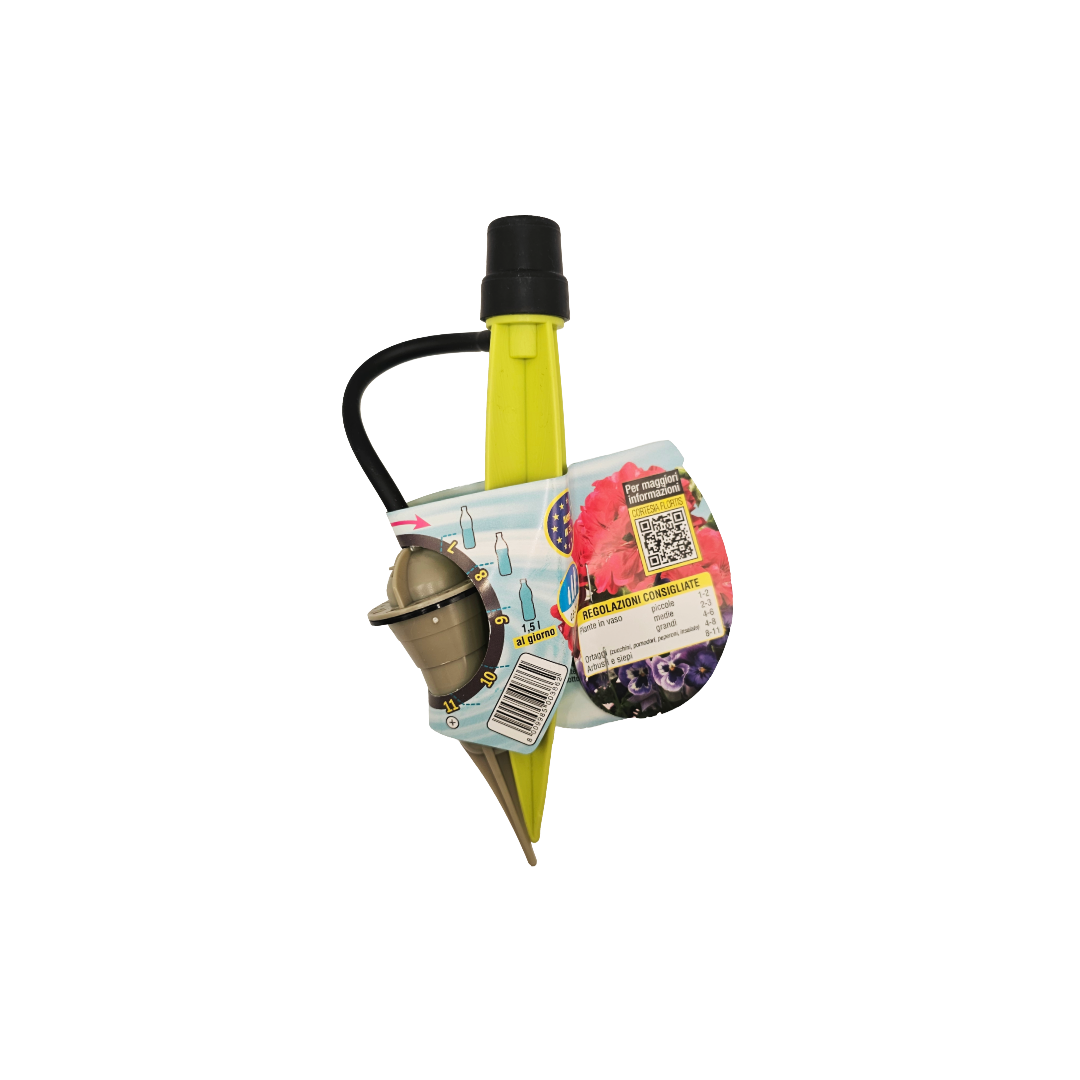 Set 2x Disseta Piante Tekno Flortis – Irrigazione Regolabile per Vasi