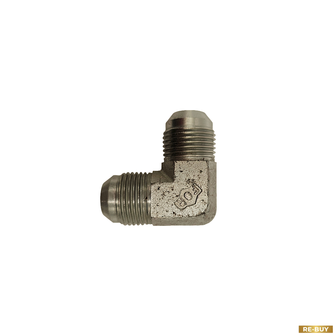 Raccordo a Gomito 90° Oleodinamico Maschio-Maschio JIC 1" 1/16 FOR in acciaio