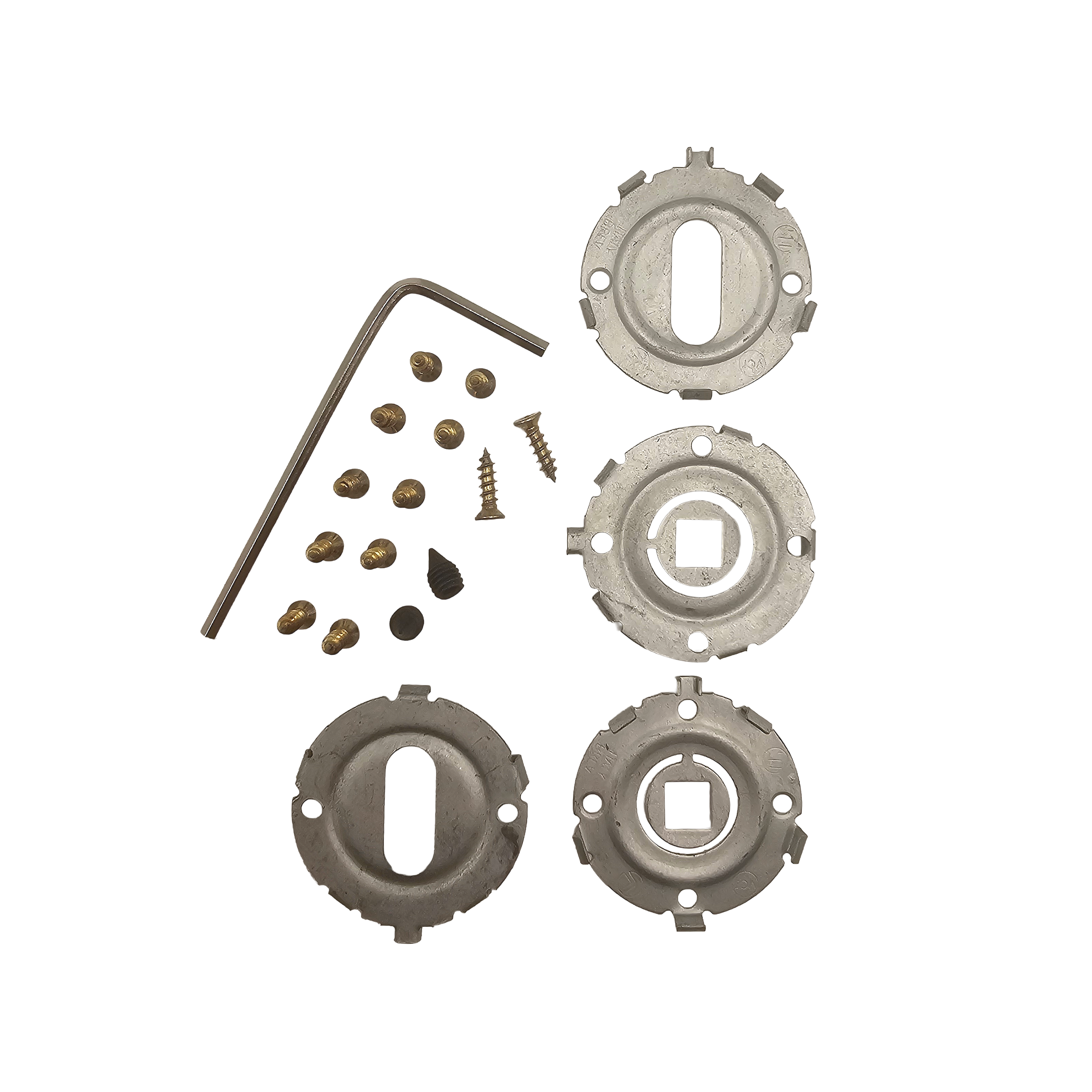 Kit Sotto-Rosette Valli & Colombo Originale per Montaggio Maniglie Porte