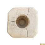 Stampo professionale in Gesso per Ceramica e Colata - Vaso Decorato 4 Tasselli