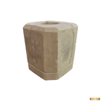 Stampo professionale in Gesso per Ceramica e Colata - Vaso Decorato 4 Tasselli