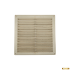 Set 3 Griglie di Aerazione Quadrate 23x23 Plastica Bianca UNI CIG 7129