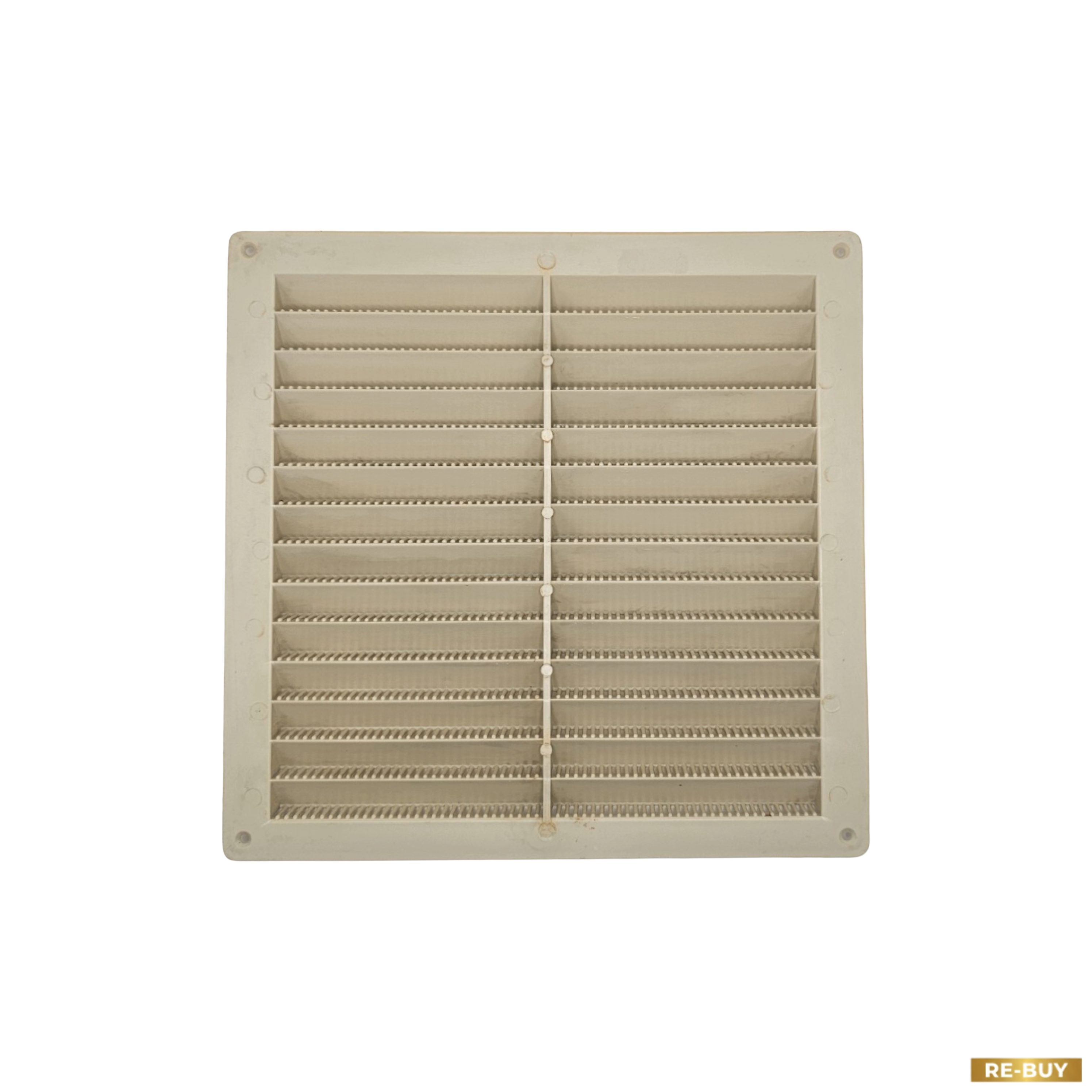 Set 3 Griglie di Aerazione Quadrate 23x23 Plastica Bianca UNI CIG 7129