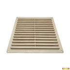 Set 3 Griglie di Aerazione Quadrate 23x23 Plastica Bianca UNI CIG 7129