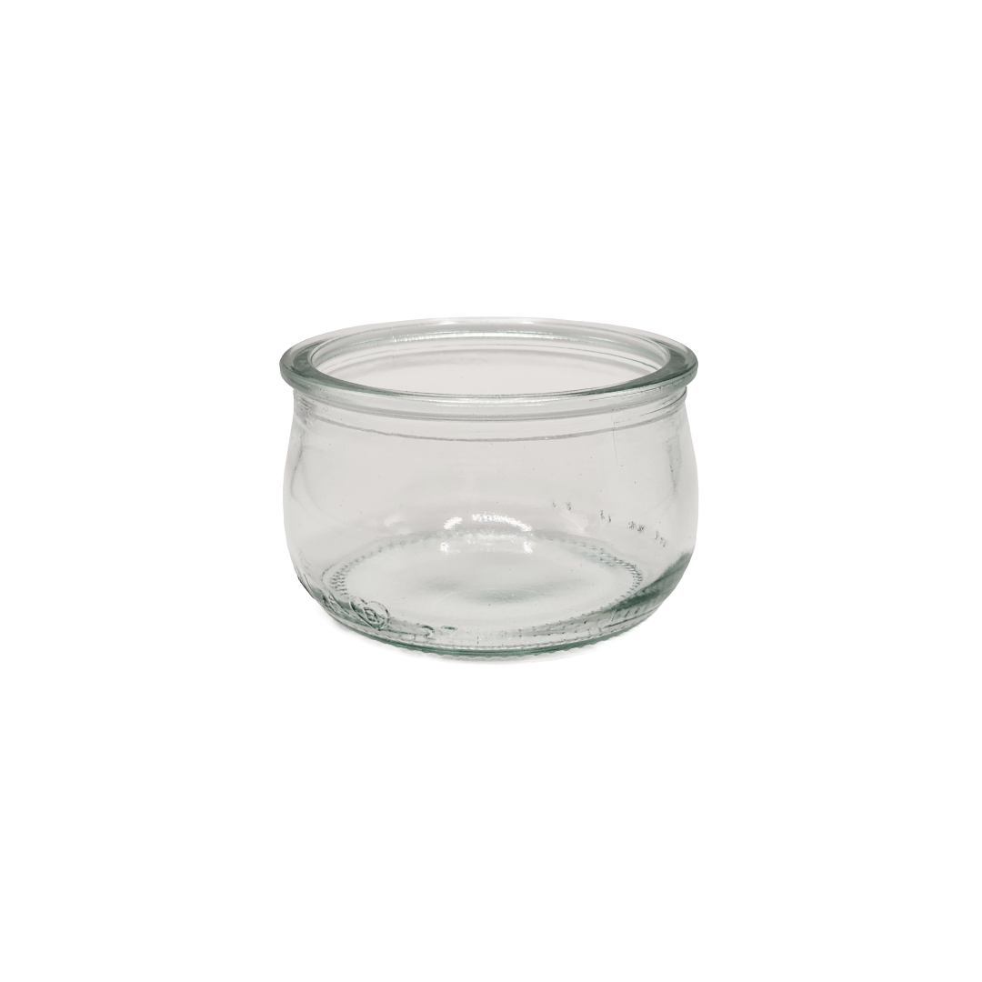 Set 6 Ciotole Monoporzione in Vetro Arrotondate per Dessert Salse e Aperitivi