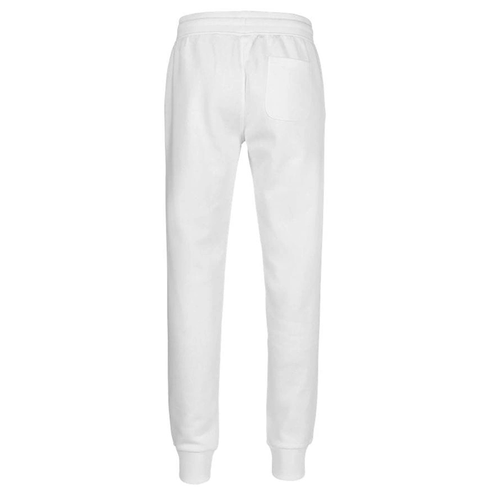 Pantalone Jogging Slim Fit Bianco MMXXVI - Cotone Felpato Sportivo Uomo Donna