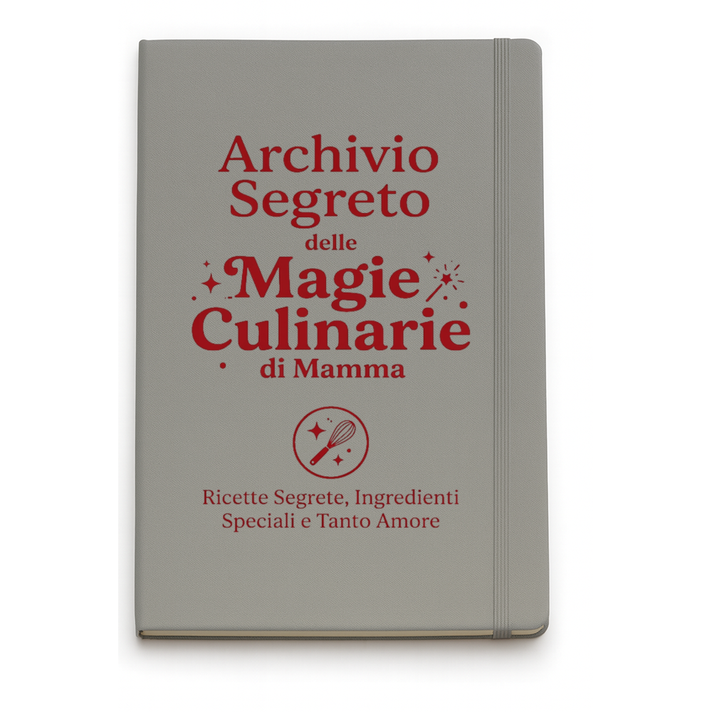 Quaderno Mamma Archivio Segreto Delle Ricette Idea Regalo Originale