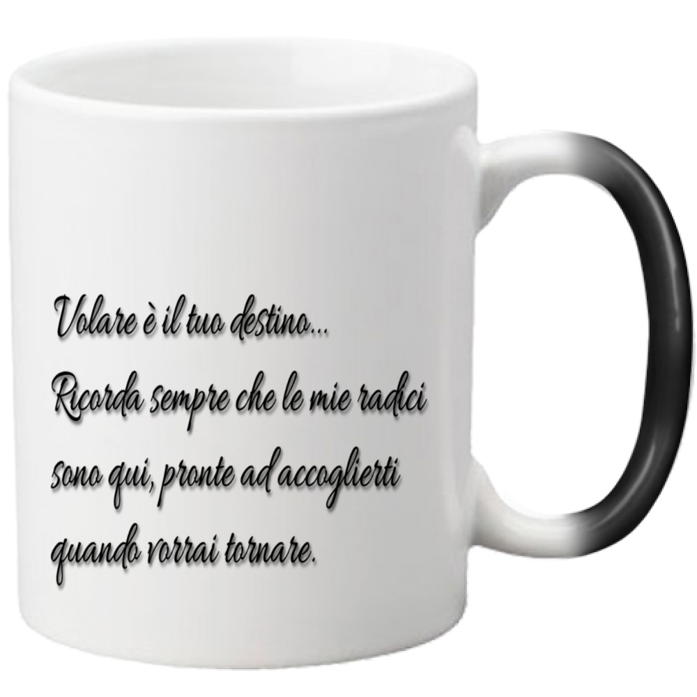 Tazza Magica "Volare è il tuo Destino" - Idea Regalo