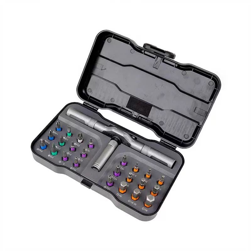 24 in 1 Magnetic Screwdriver Set Cacciaviti Multifunzionale con Manico a Cricchetto Rimovibile