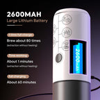 Macchina da Caffè Espresso Portatile 3-in-1 i Cafilas, 17 Bar, Compatibile Nespresso, Dolce Gusto e Caffè in Polvere | Batteria 2600mAh, USB-C, Senza Funzione di Riscaldamento