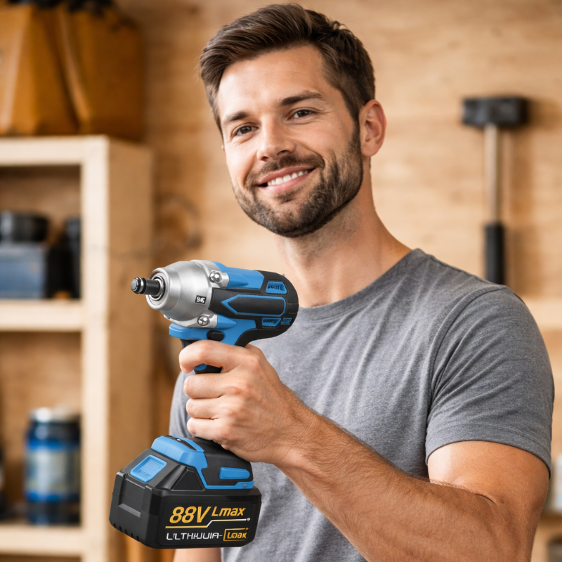 Avvitatore a Doppia Batteria da 88V – Avvitatore Elettrico Senza Fili con Valigetta