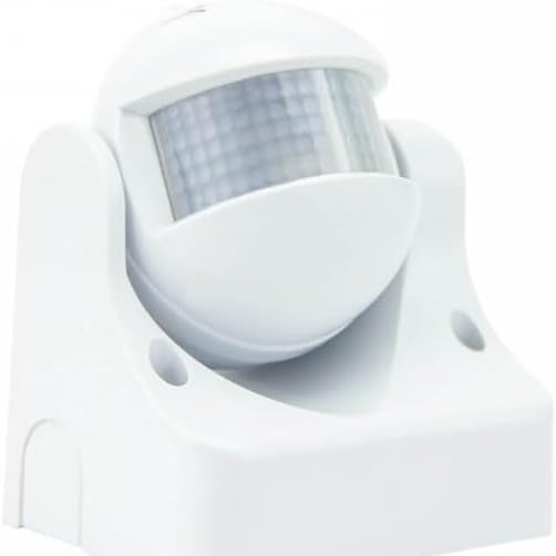 Sensore di Movimento PIR Infrarossi Crepuscolare 180° | Rilevamento fino a 12m, Attivazione Automatica Luce