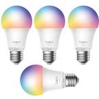 Pack 4 Lampadine Smart LED RGB - Kit Illuminazione Wi-Fi
