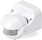 Sensore di Movimento PIR Infrarossi Crepuscolare 180° | Rilevamento fino a 12m, Attivazione Automatica Luce