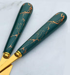 Set di Posate 24 Pezzi in Acciaio Inossidabile – Servizio per 6 Persone – Lucidatura a Specchio – Lavabile in Lavastoviglie - 5 colori