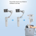 Stabilizzatore Cardanico Portatile Pieghevole a 3 Assi per Smartphone