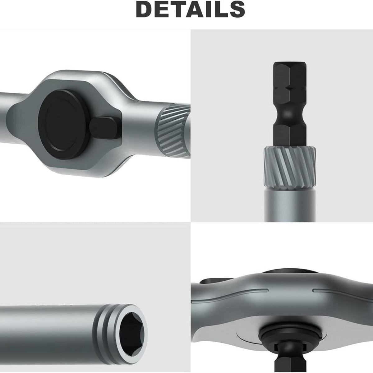 24 in 1 Magnetic Screwdriver Set Cacciaviti Multifunzionale con Manico a Cricchetto Rimovibile