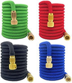 Tubo da Giardino Estensibile 22,5 Metri - Alta Pressione con Attacchi in Acciaio Inox