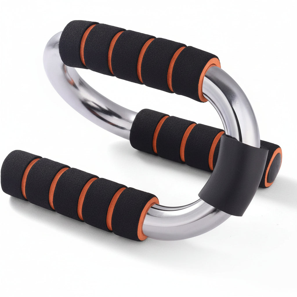 Set 2 maniglie per flessioni push up allenamento pettorali attrezzi palestra