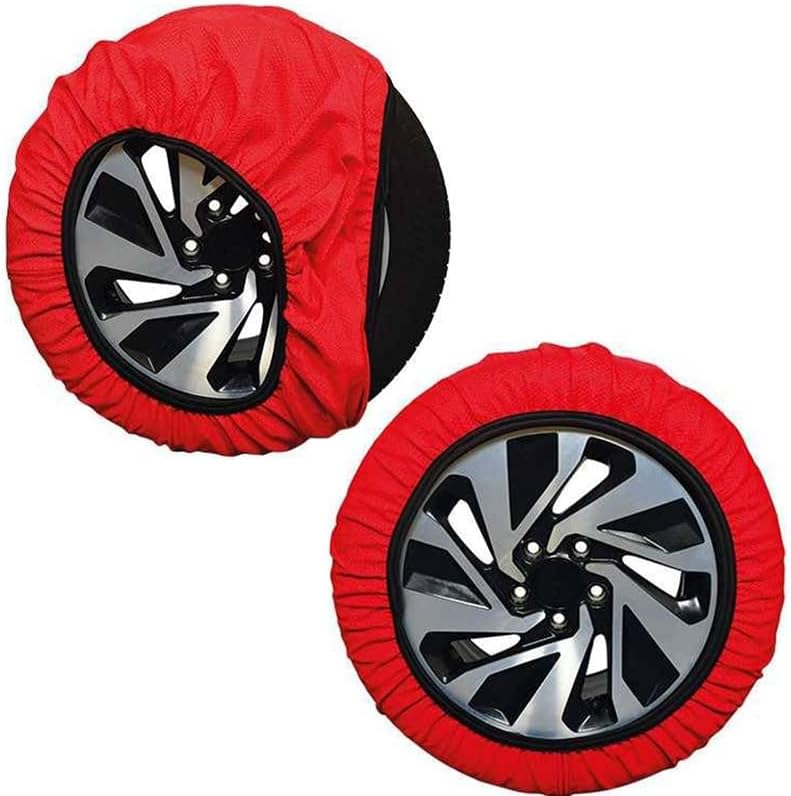 Calze da Neve per Pneumatici - Set di 2 Pezzi Omologate SIze M