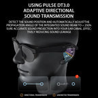 Occhiali Smart Audio Wireless con Assistente AI – Traduzione Vocale, Chiamate e Musica – Microfono Integrato