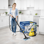 TOBI Steam Cleaner Deluxe 2500W – Pulitore a Vapore Multifunzione 16 in 1 per Casa, Cucina e Bagno