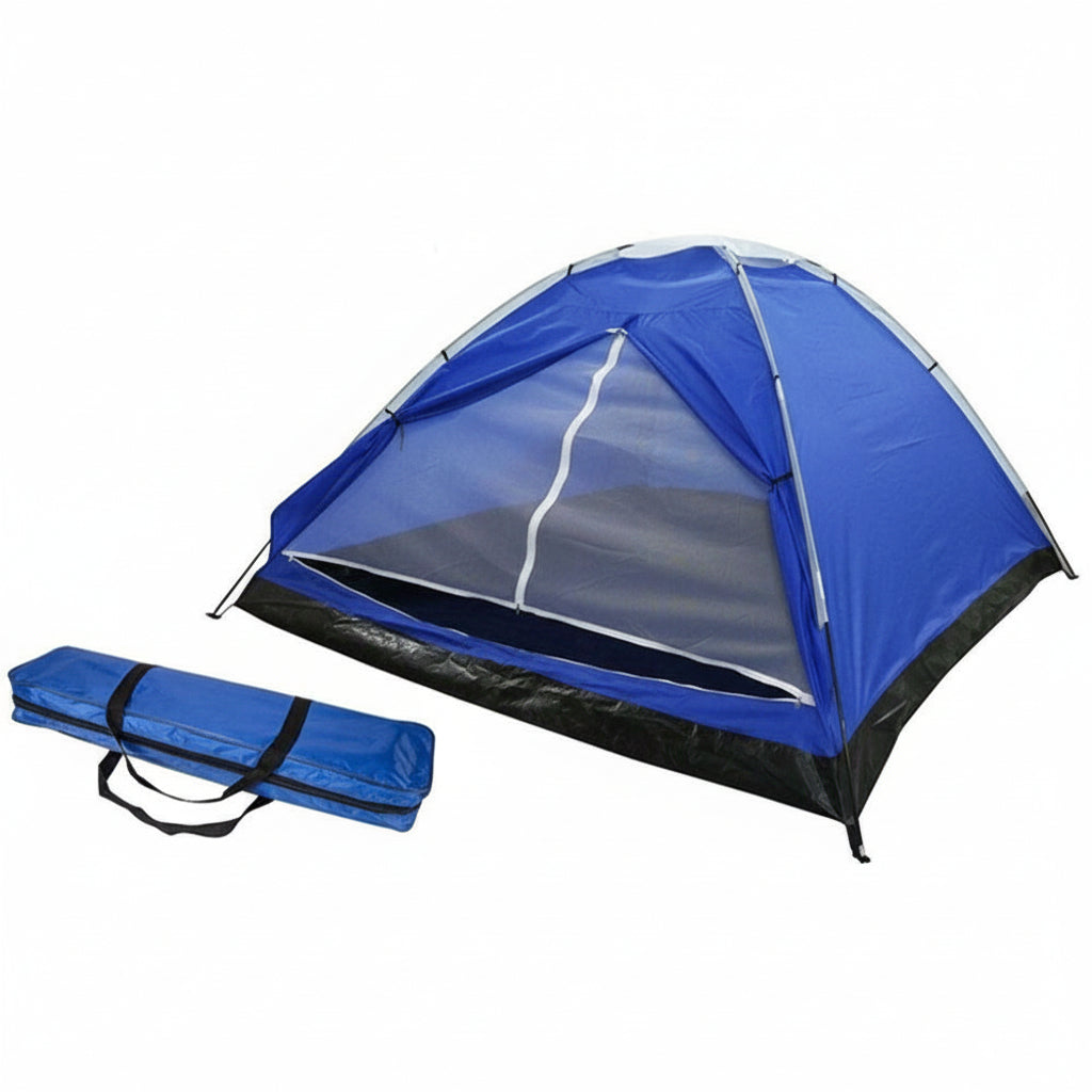 Tenda da campeggio grande 4 posti richiudibile con sacca per spiaggia mare giardino