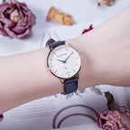 Orologio Elegante da Donna con Cinturino in Pelle | Movimento Quarzo