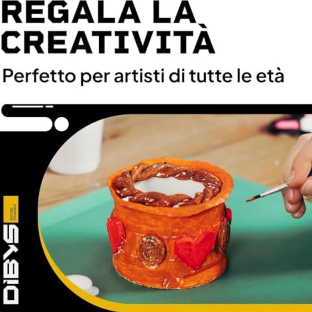 Kit Modellazione Ceramica: Set Professionale per Scolpire e Dipingere