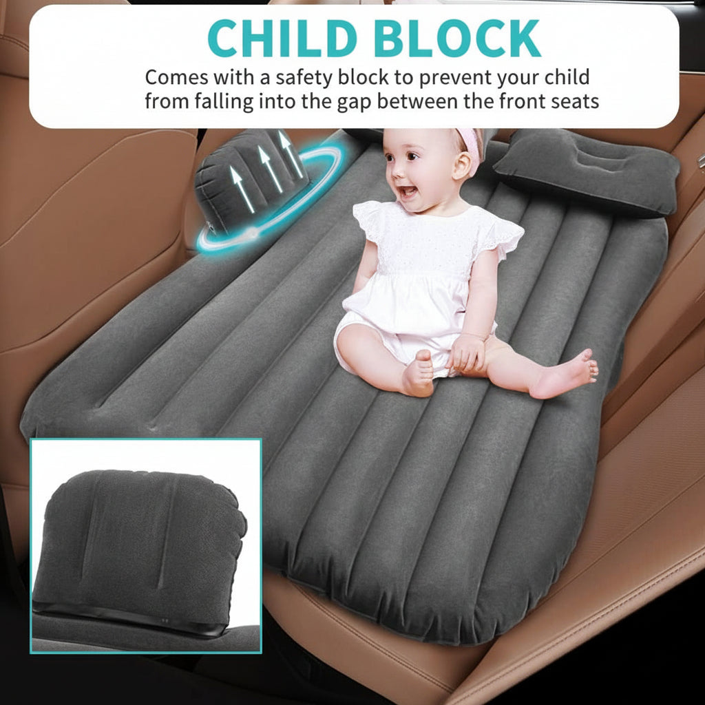 Letto Gonfiabile per Auto con Pompa Integrata, Ideale per Viaggi, Campeggio in Auto