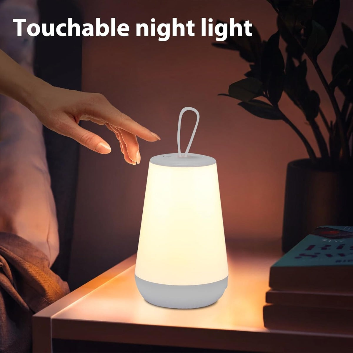 Lampada da Comodino LED con Controllo Touch e Illuminazione Regolabile