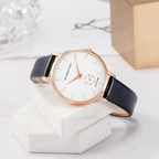 Orologio Elegante da Donna con Cinturino in Pelle | Movimento Quarzo
