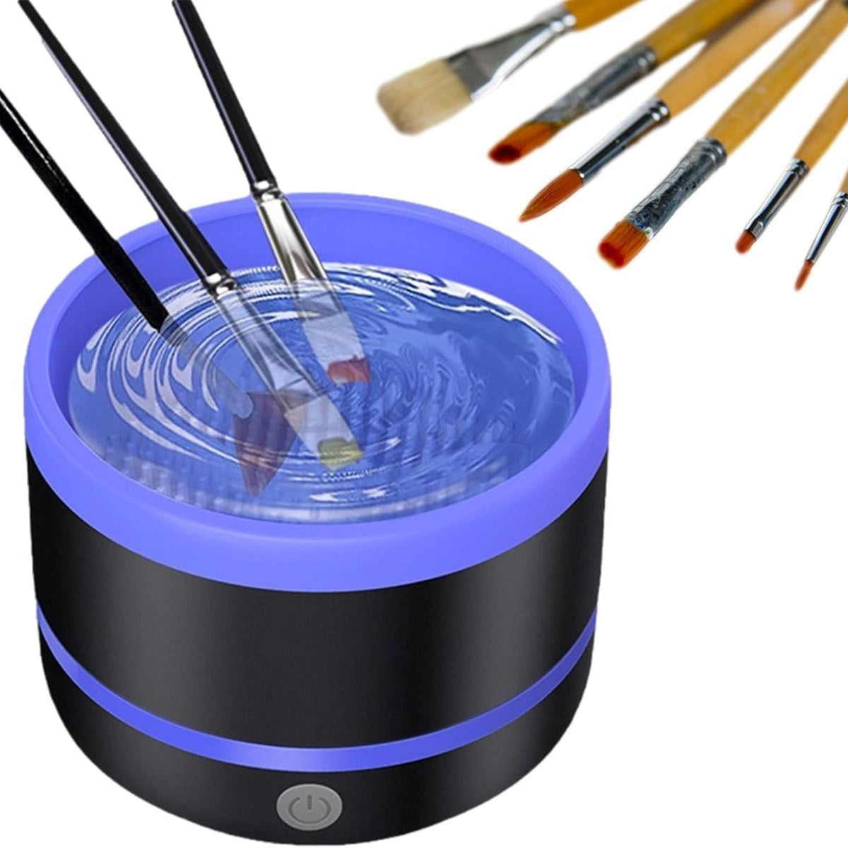 Macchina per la Pulizia dei Pennelli da Trucco con Rotazione 360° e Pulizia Profonda