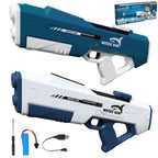 Pistola ad Acqua Elettrica Ricaricabile con Serbatoio da 500ML – Spruzzo Automatico – Giocattolo Estivo Ideale per Bambini e Adulti – Perfetto per Holi, Mare, Piscina e Giardino