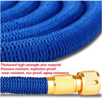 Tubo da Giardino Estensibile 22,5 Metri - Alta Pressione con Attacchi in Acciaio Inox