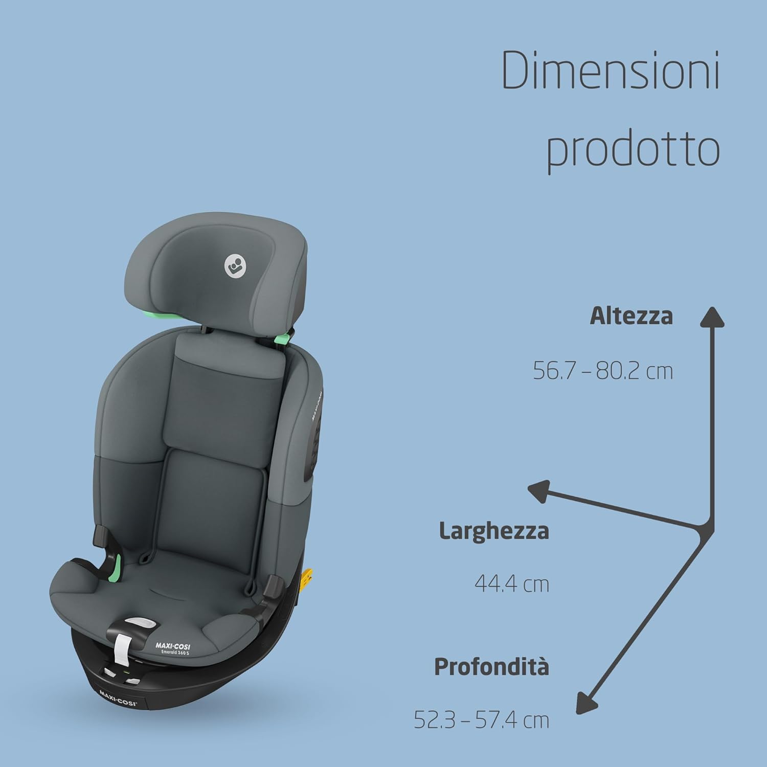 Seggiolino Auto Maxi-Cosi Titan S i-Size Evolutivo 9-36 kg