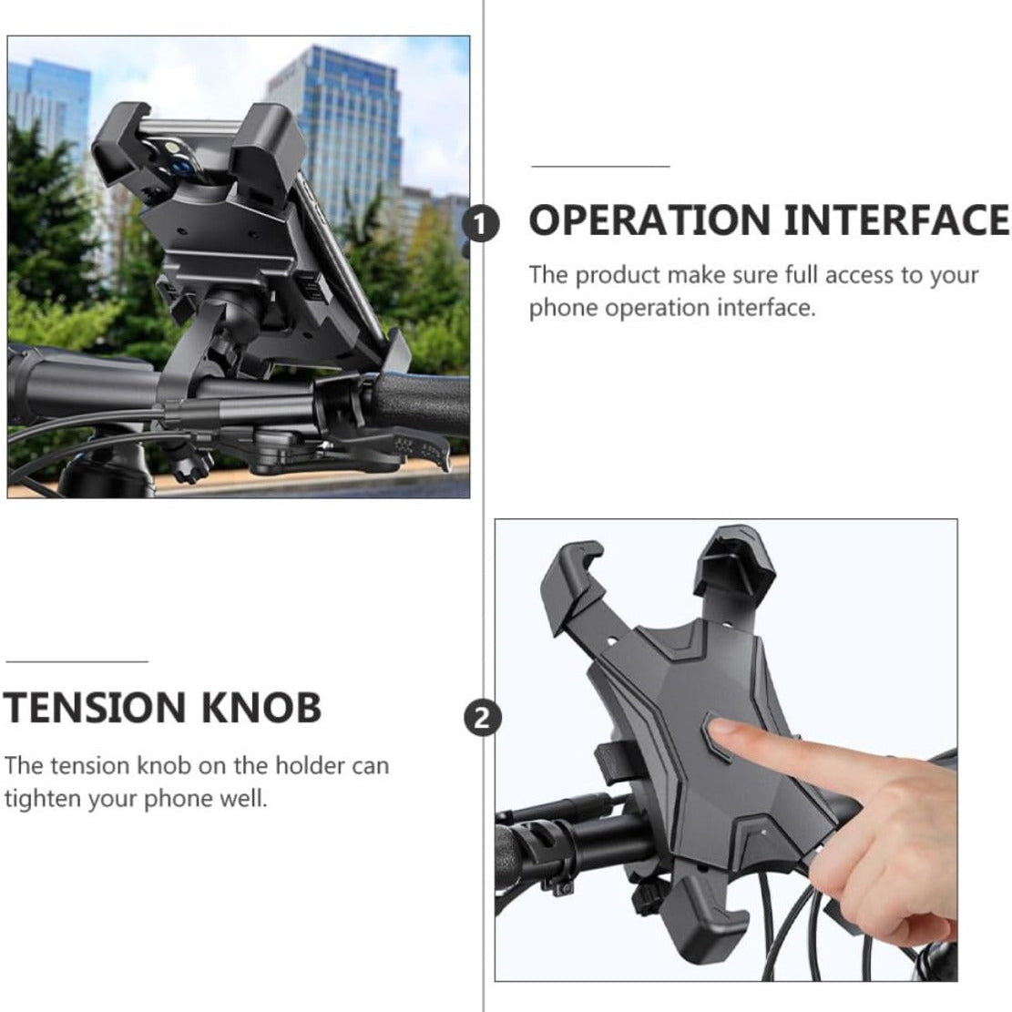 Supporto Telescopico Universale per Smartphone – Per Moto, Scooter e Biciclette