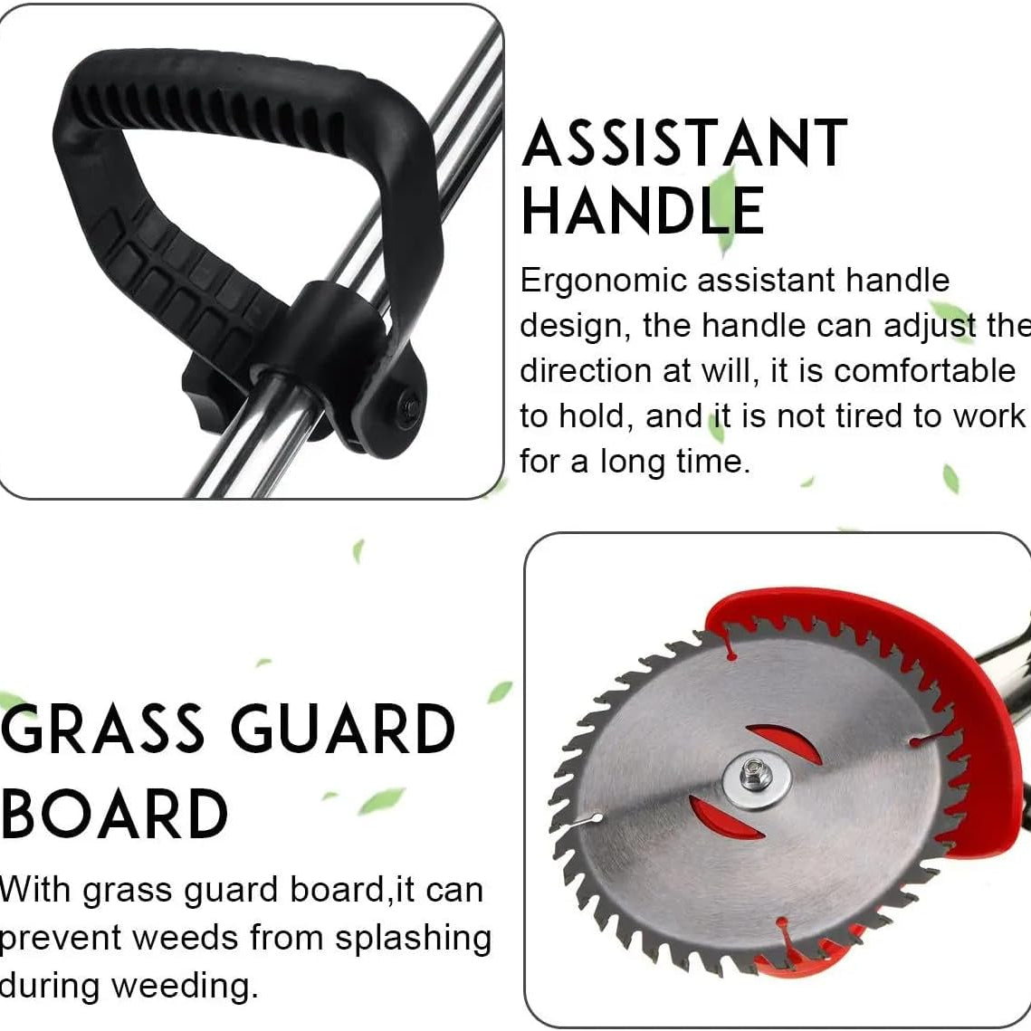 Tagliabordi/Decespugliatore Professionale a Batteria 48V | 3-in-1, Telescopico con 2 Batterie Incluse – Ideale per Giardino e Rifiniture